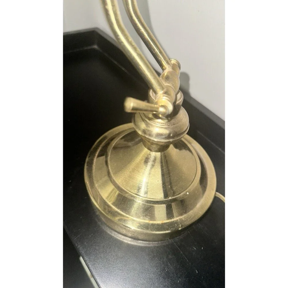 Vintage Brass Bankers Piano Student Desk Lamp Underwriters  Lab